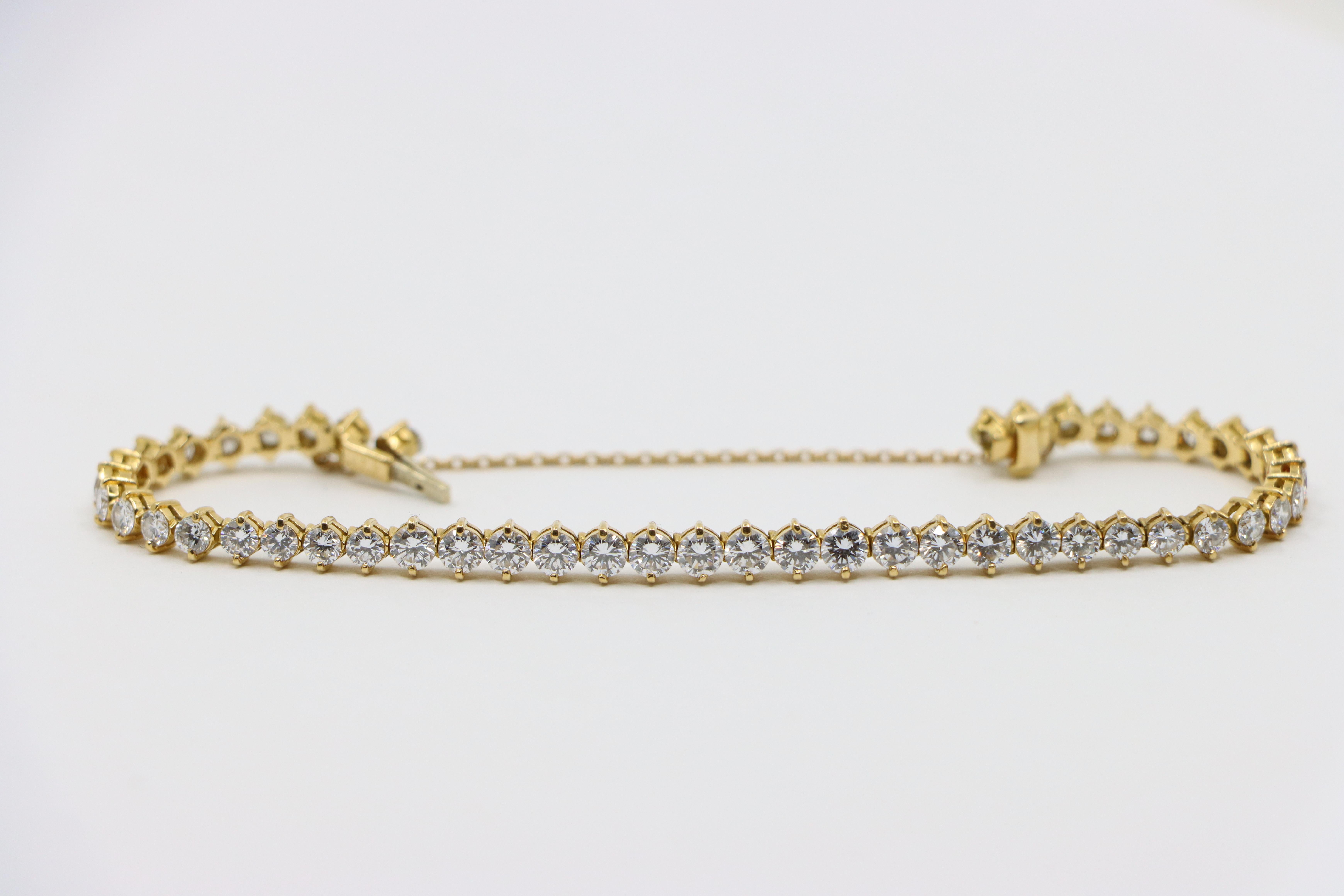 Tiffany & Co. Bracelet en or 18 carats avec diamants en vente 2