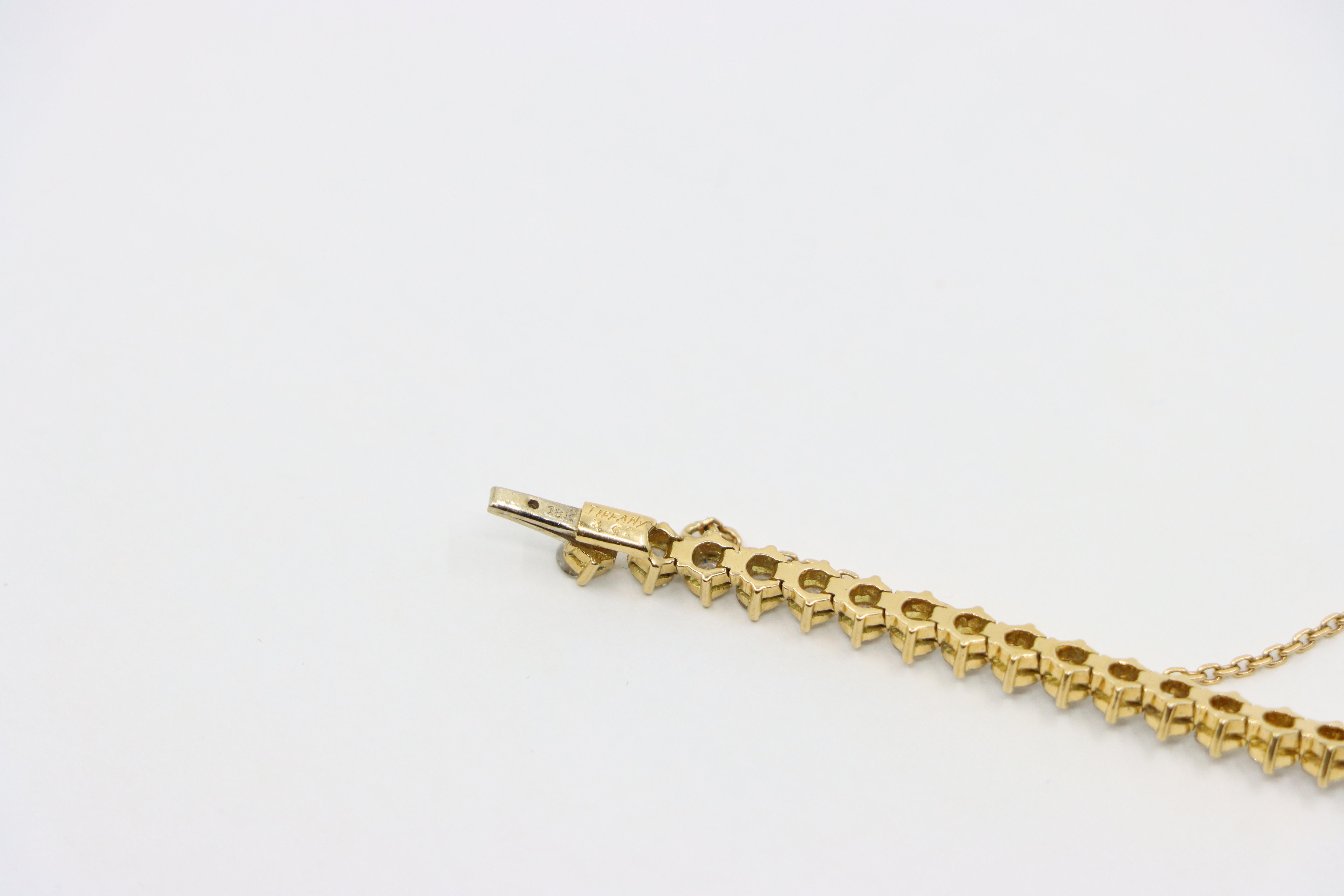 Tiffany & Co. Bracelet en or 18 carats avec diamants en vente 4