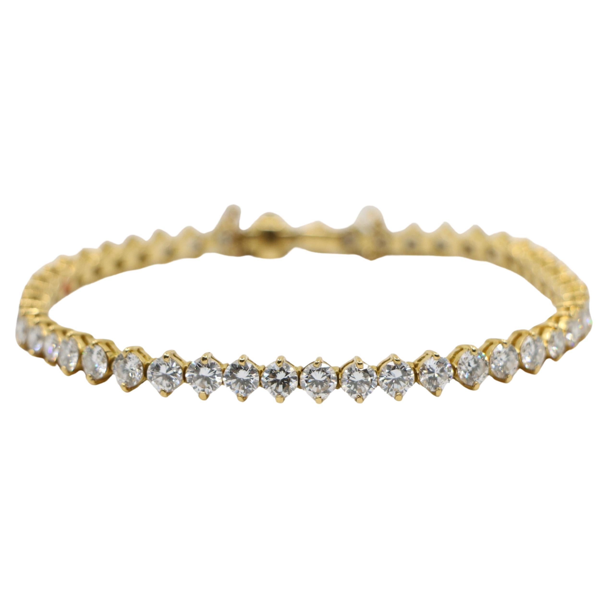 Tiffany & Co. 18K Golding Co. Diamantarmband