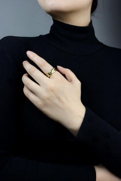 Tiffany & Co. 18K Gold Diamond Melody Ring