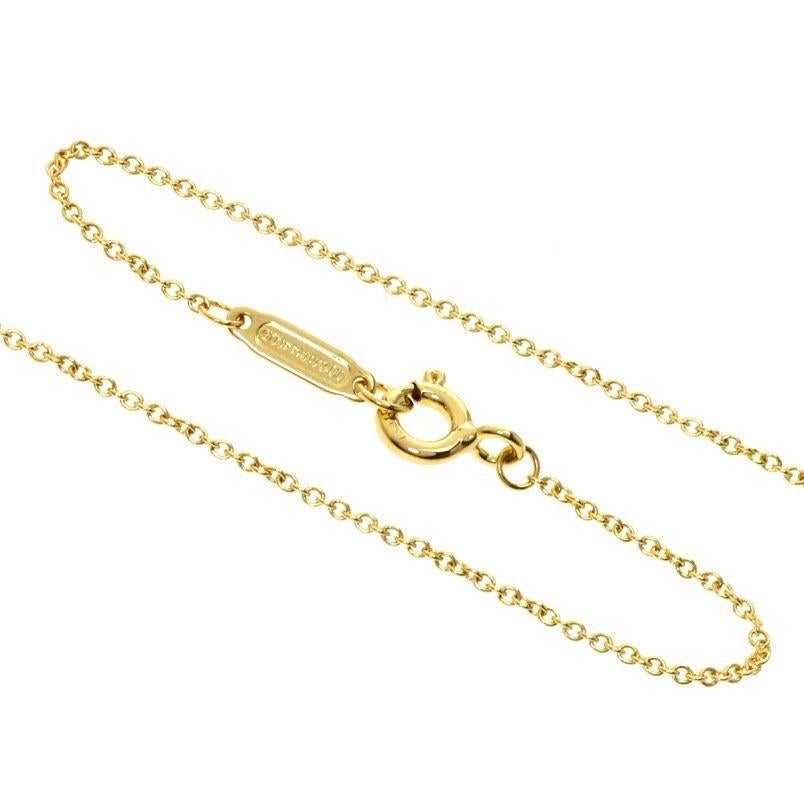 Women's Tiffany & Co. 18k Gold Diamond Signature x Pendant Necklace