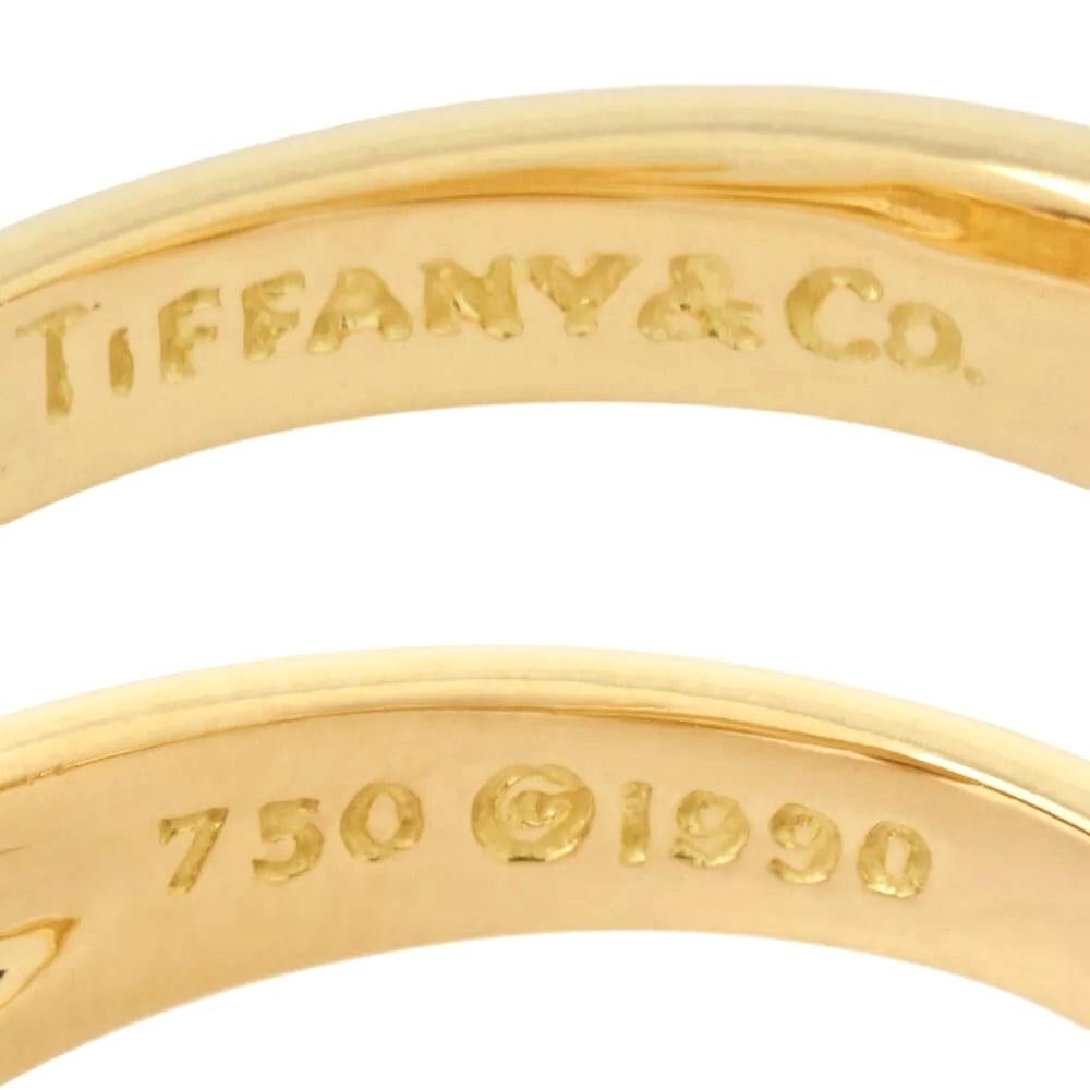 Donna TIFFANY & Co. Anello X con diamante in oro 18 carati 5 in vendita