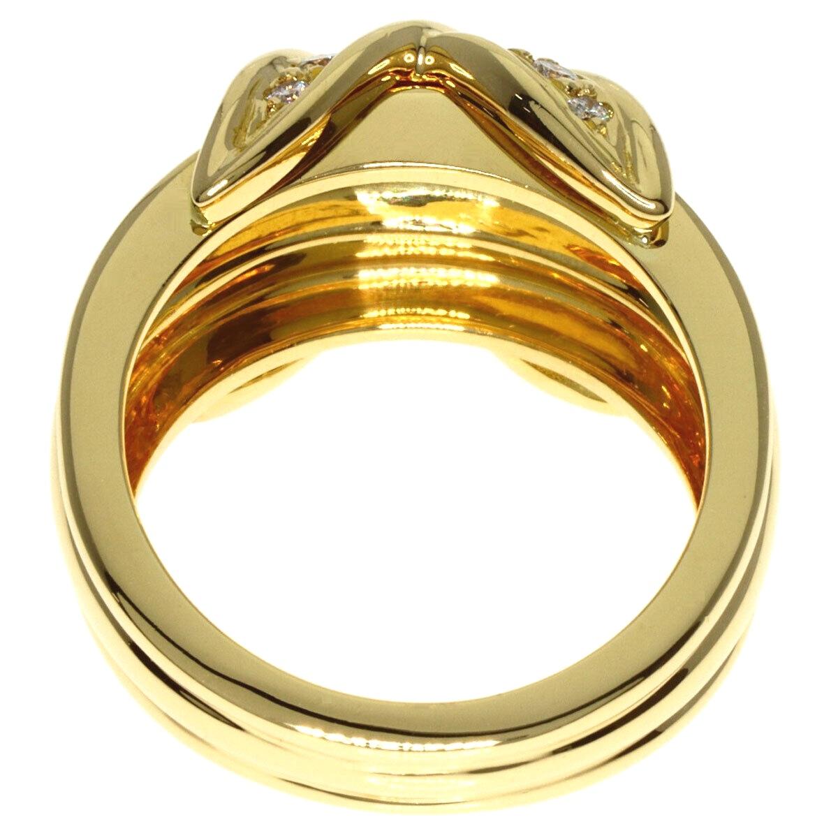 Tiffany & Co. Golding & Co. 18K Diamond Signature X Ring 5.5, version plus large et plus lourde Pour femmes en vente