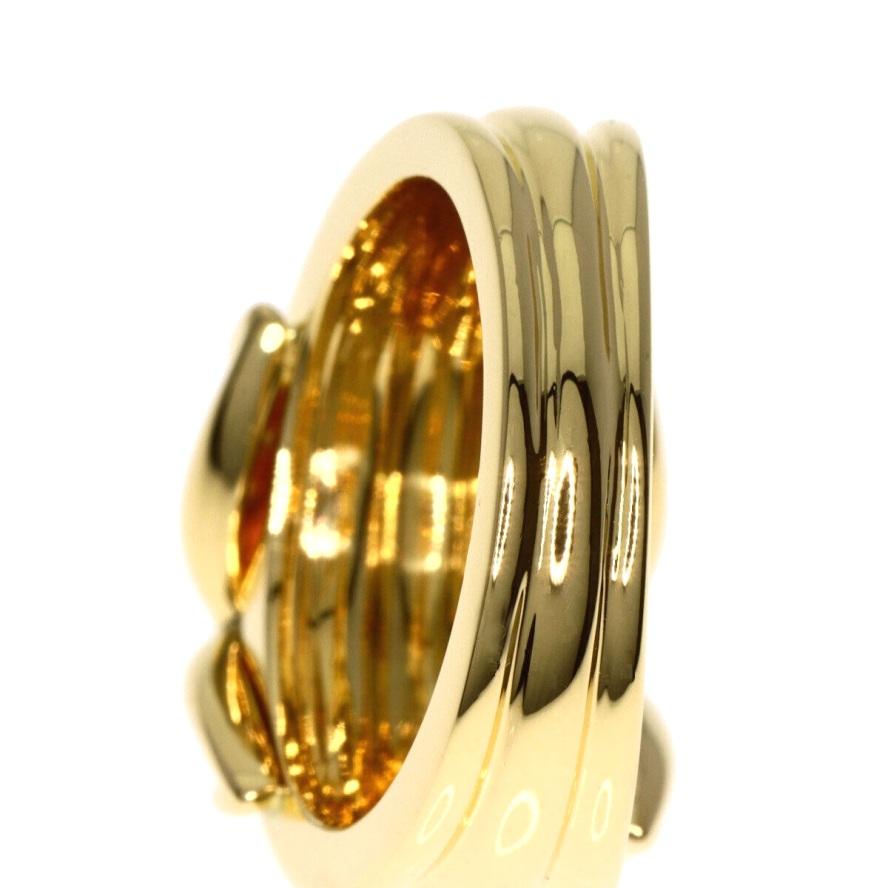 Tiffany & Co. Golding & Co. 18K Diamond Signature X Ring 5.5, version plus large et plus lourde en vente 3