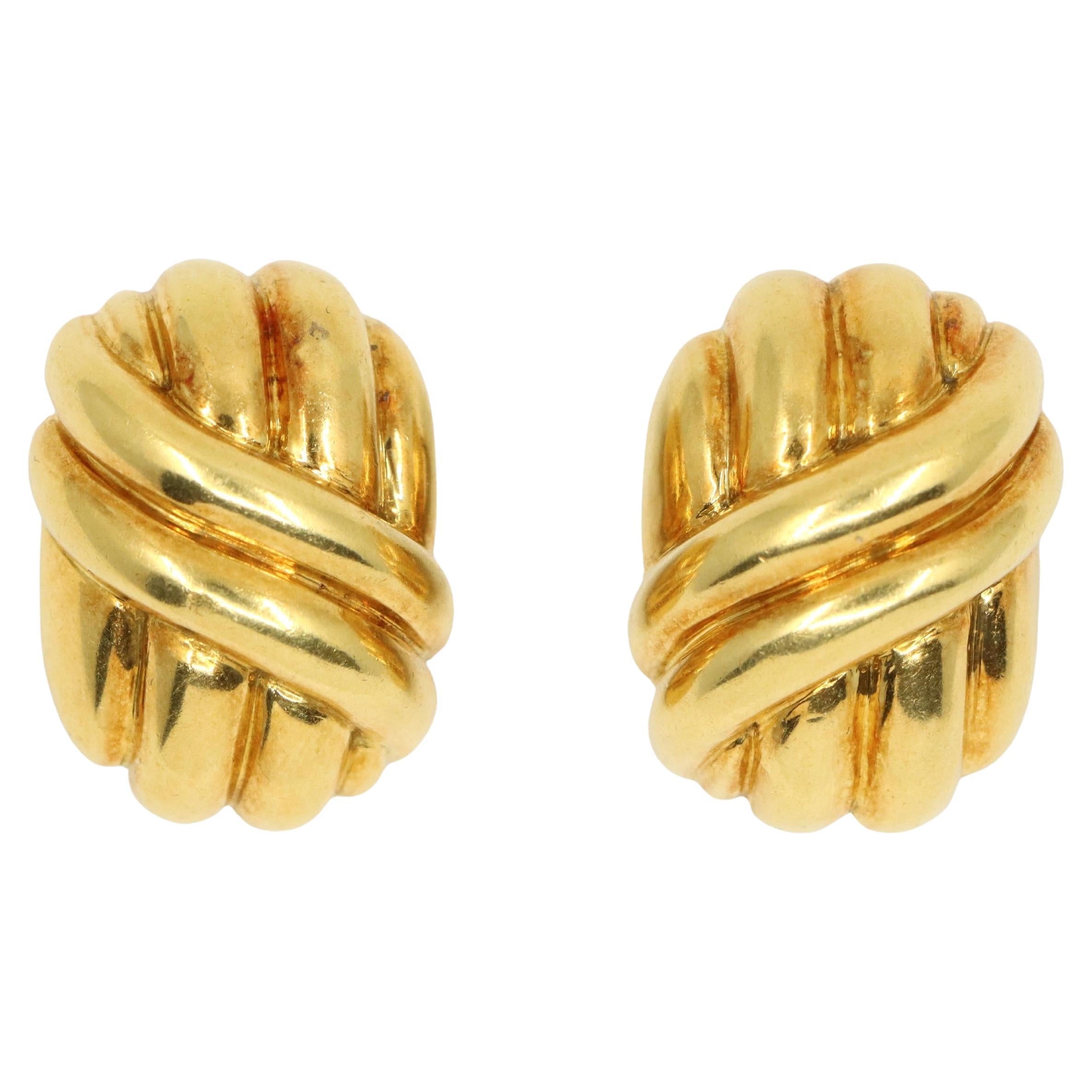 Orecchini in oro 18 carati Tiffany & Co.