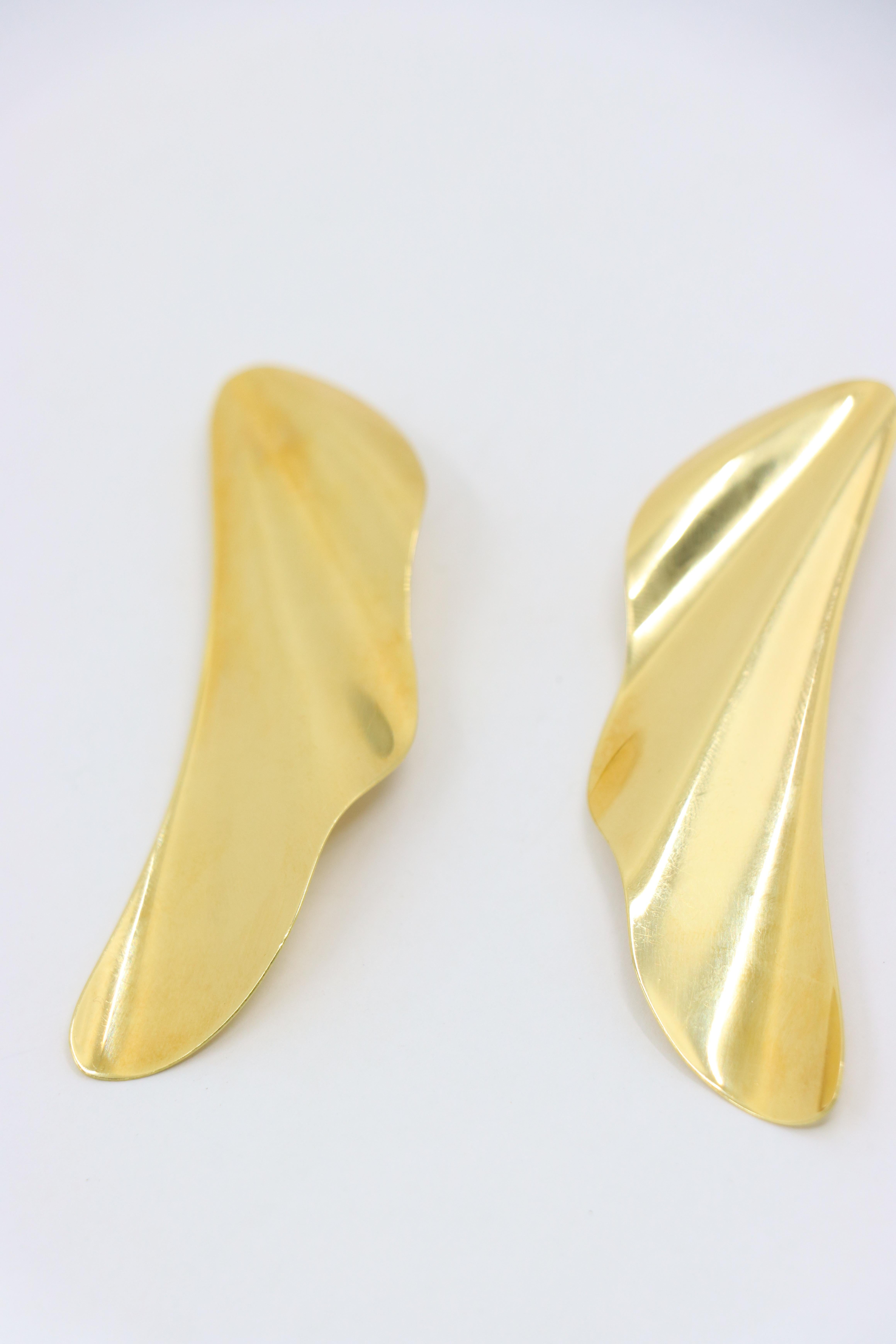 Tiffany & Co. 18K Gold Elsa Peretti High Tide Ohrringe 7