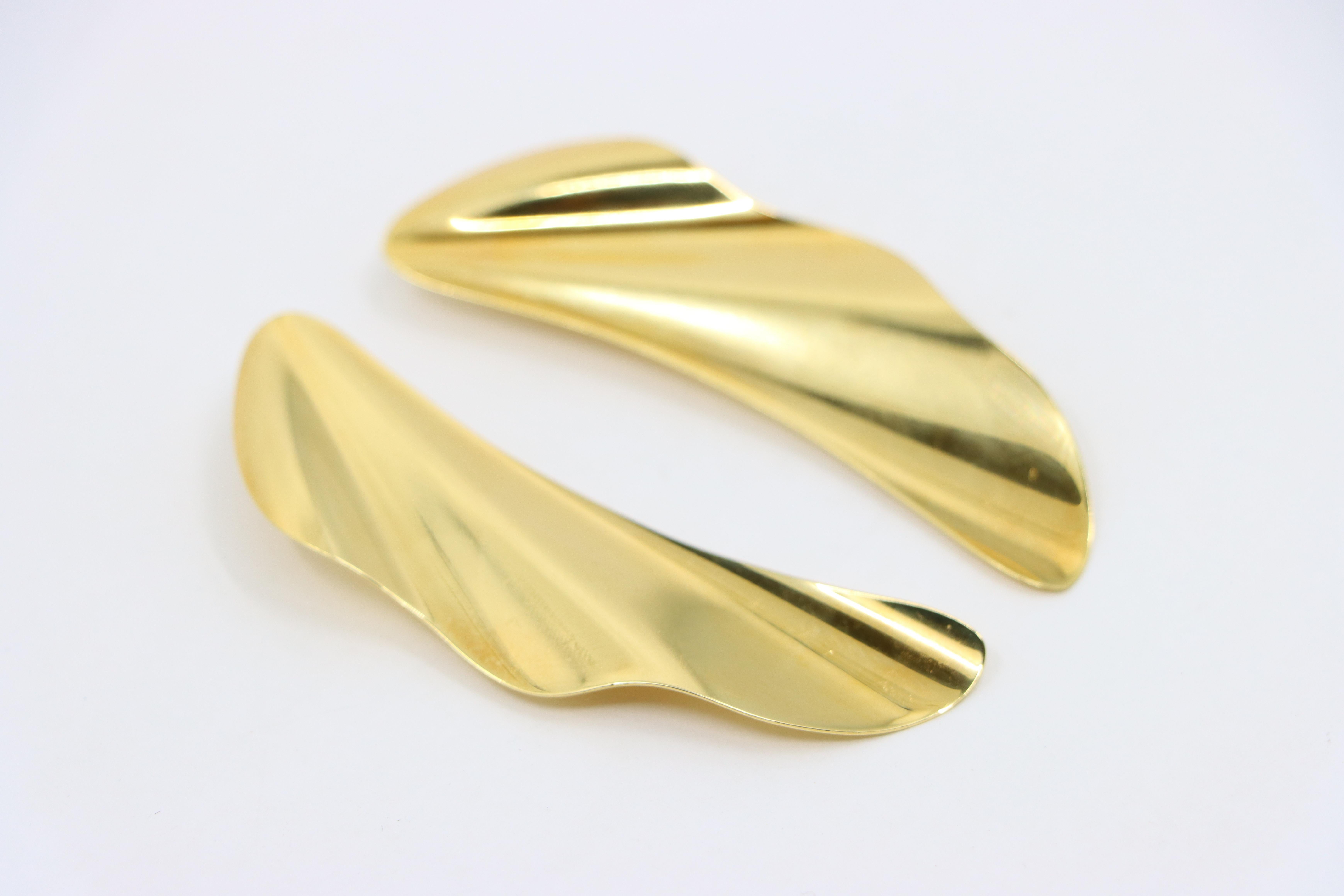 Tiffany & Co. 18K Gold Elsa Peretti High Tide Ohrringe 1