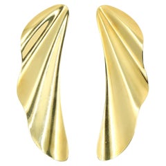 Tiffany & Co. 18K Gold Elsa Peretti High Tide Earrings