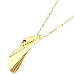 Tiffany & Co. 18k Gold Elsa Peretti High Tide Pendant Necklace