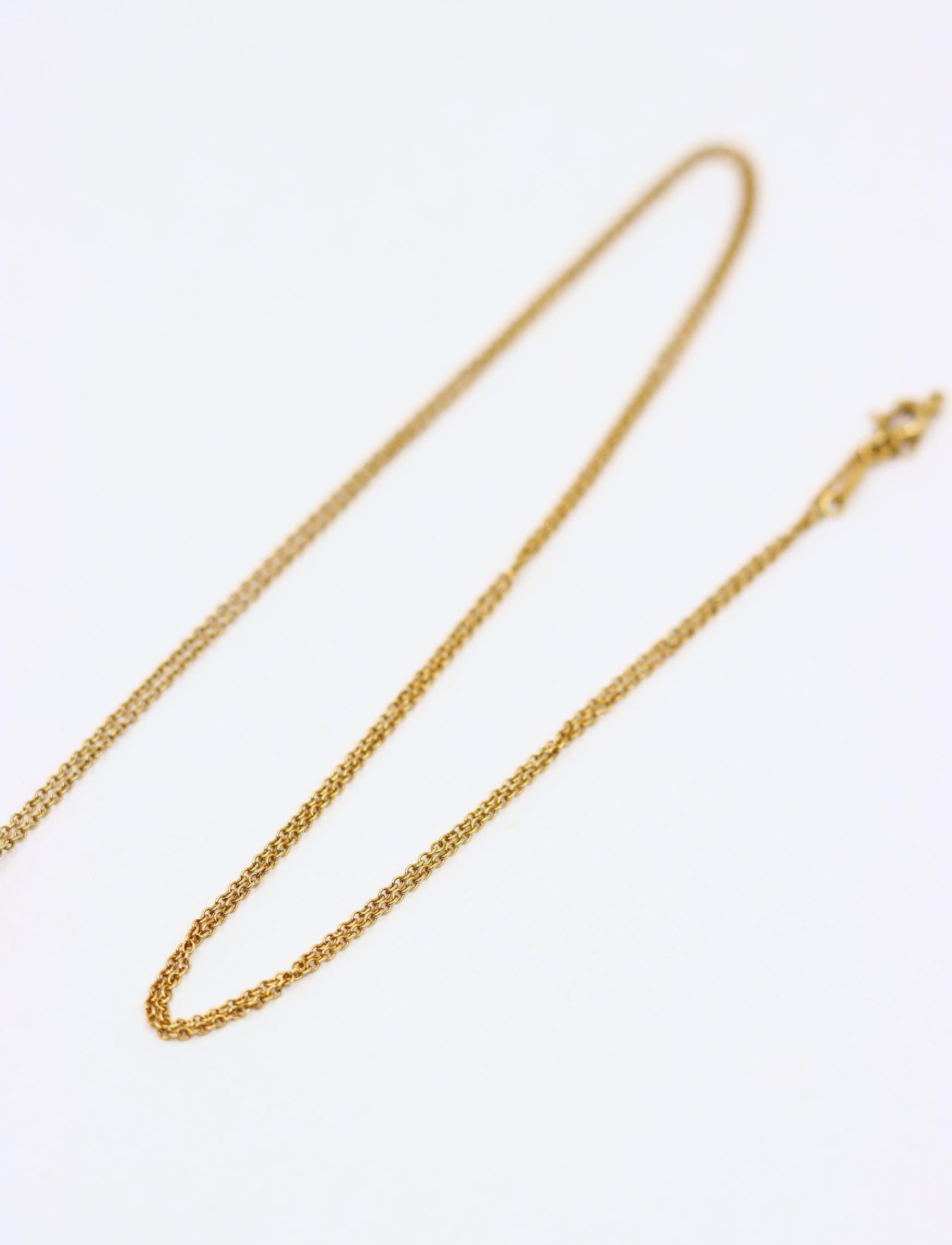 Tiffany & Co Collier à pendentif en forme de cœur en or 18K Elsa Perreti Diamonds en vente 7
