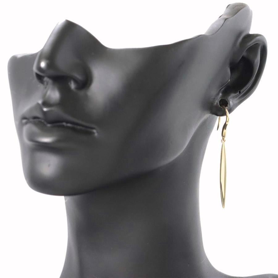 TIFFANY & Co. 18K Gold Feather Earrings For Sale 5