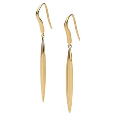 TIFFANY & Co. 18K Gold Feather Earrings
