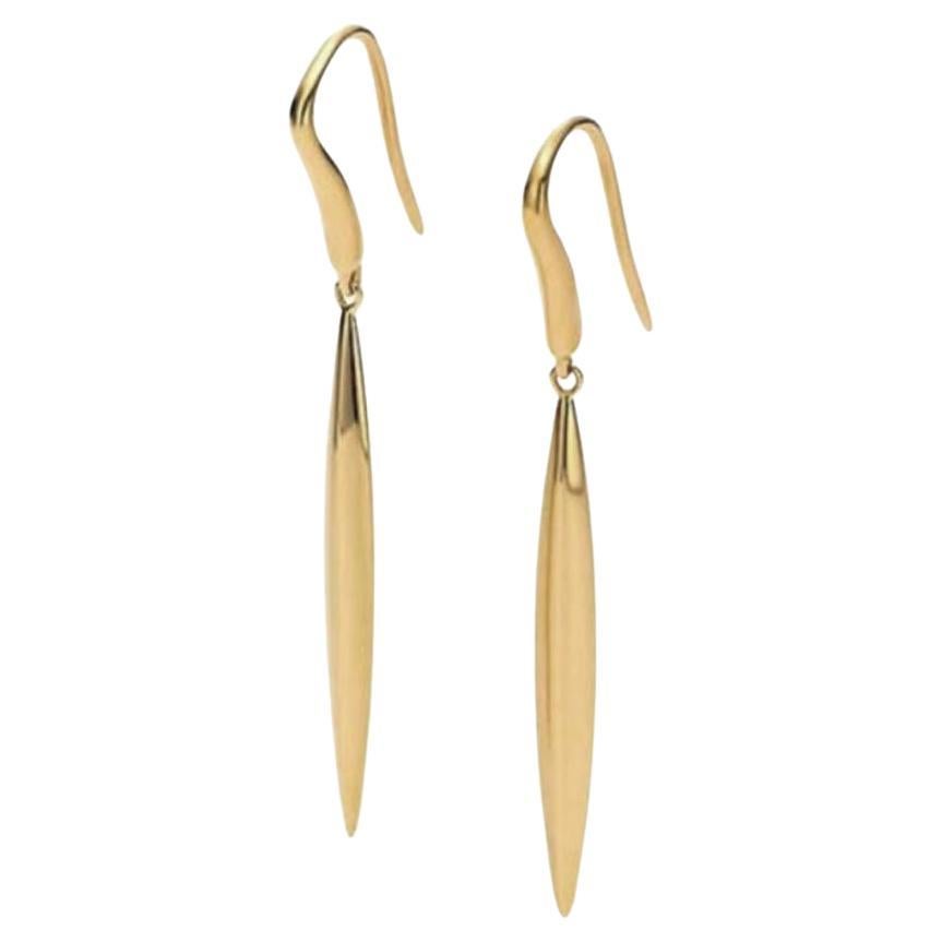 Orecchini con piume in oro 18 carati di Tiffany & Co.