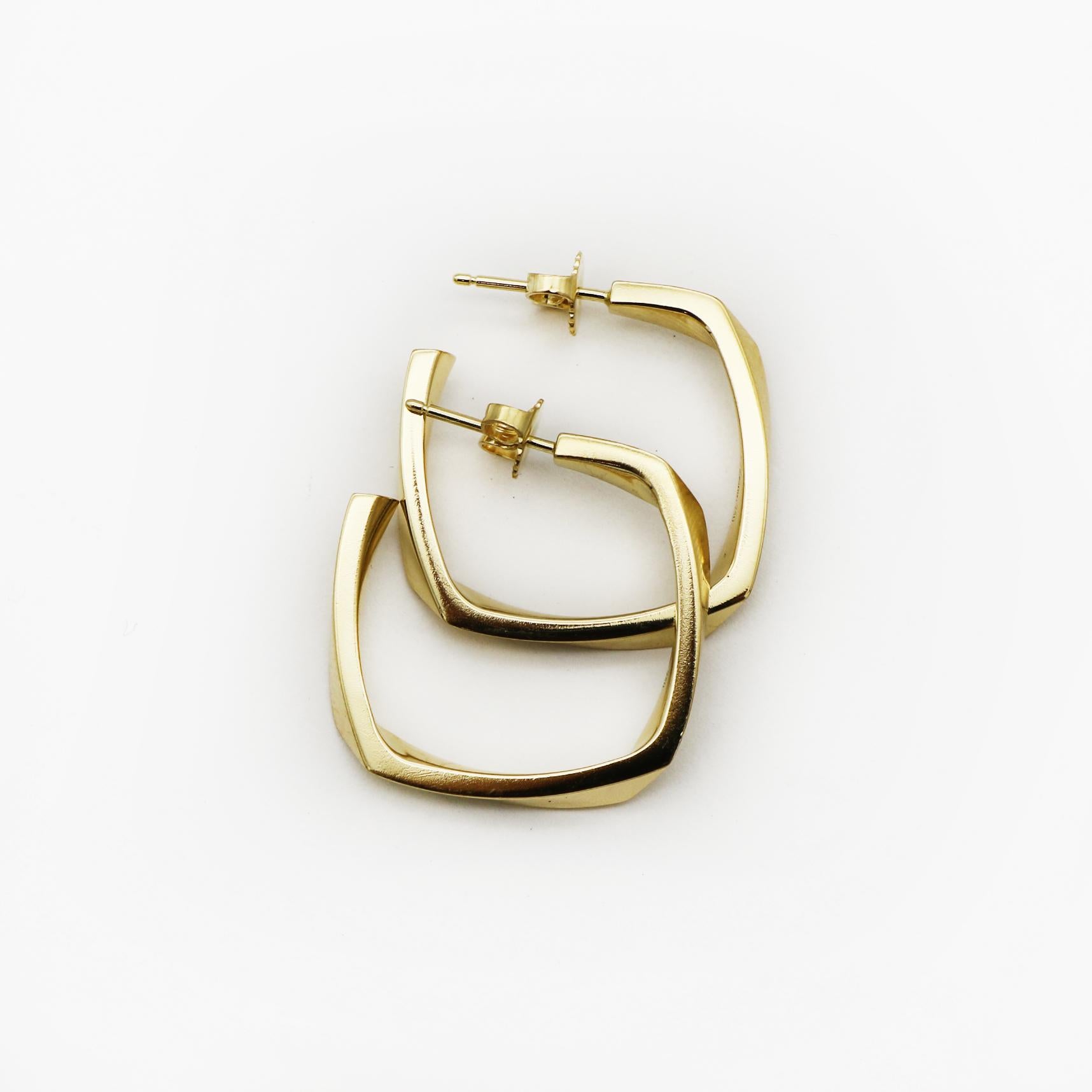 Tiffany & Co Boucles d'oreilles en or 18 carats Frank Gehry for Tiffany & Co. Unisexe en vente