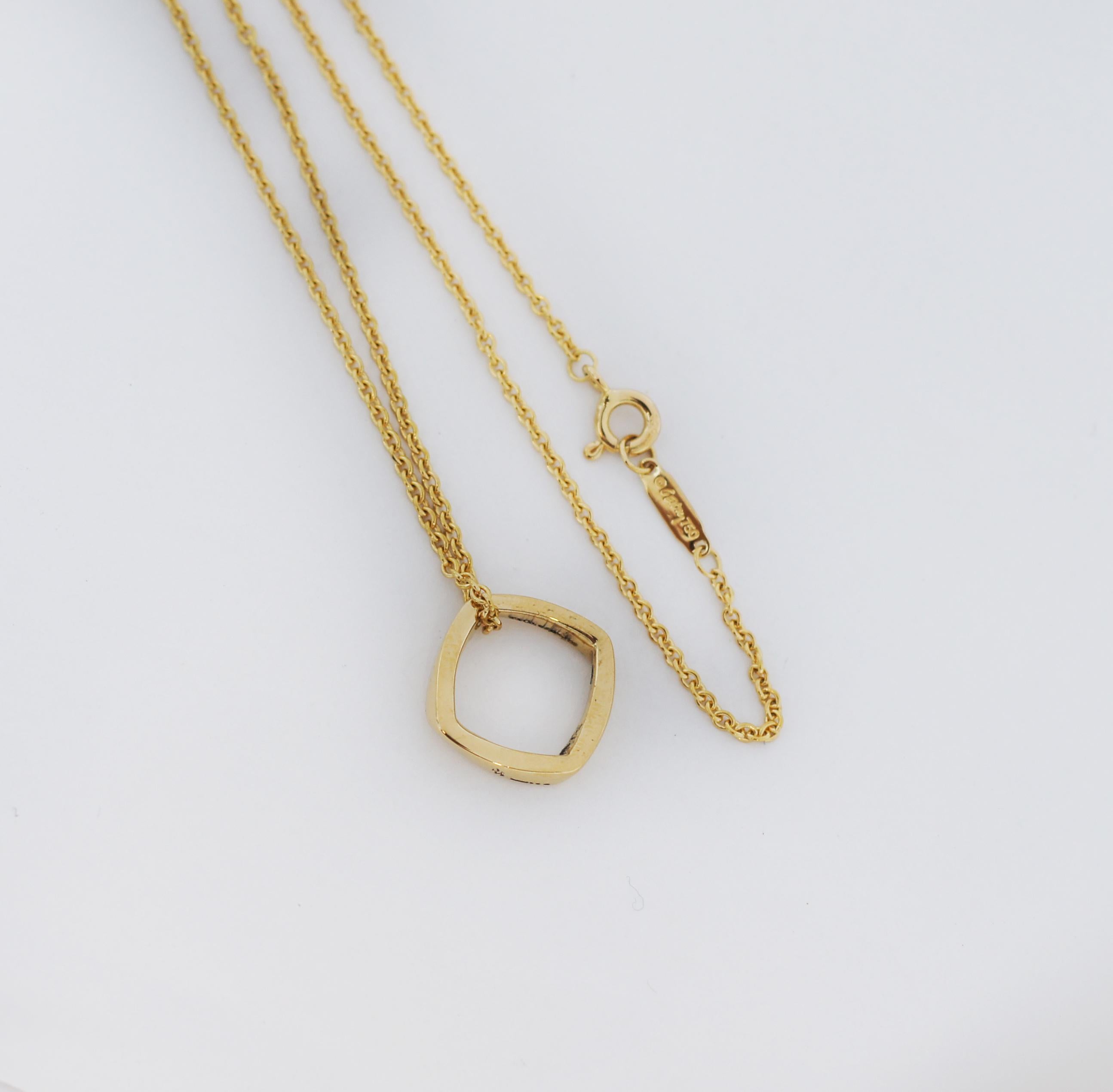 TIFFANY & CO. 18k Gold Frank Gehry Torque Necklace In Good Condition In San Fernando, CA