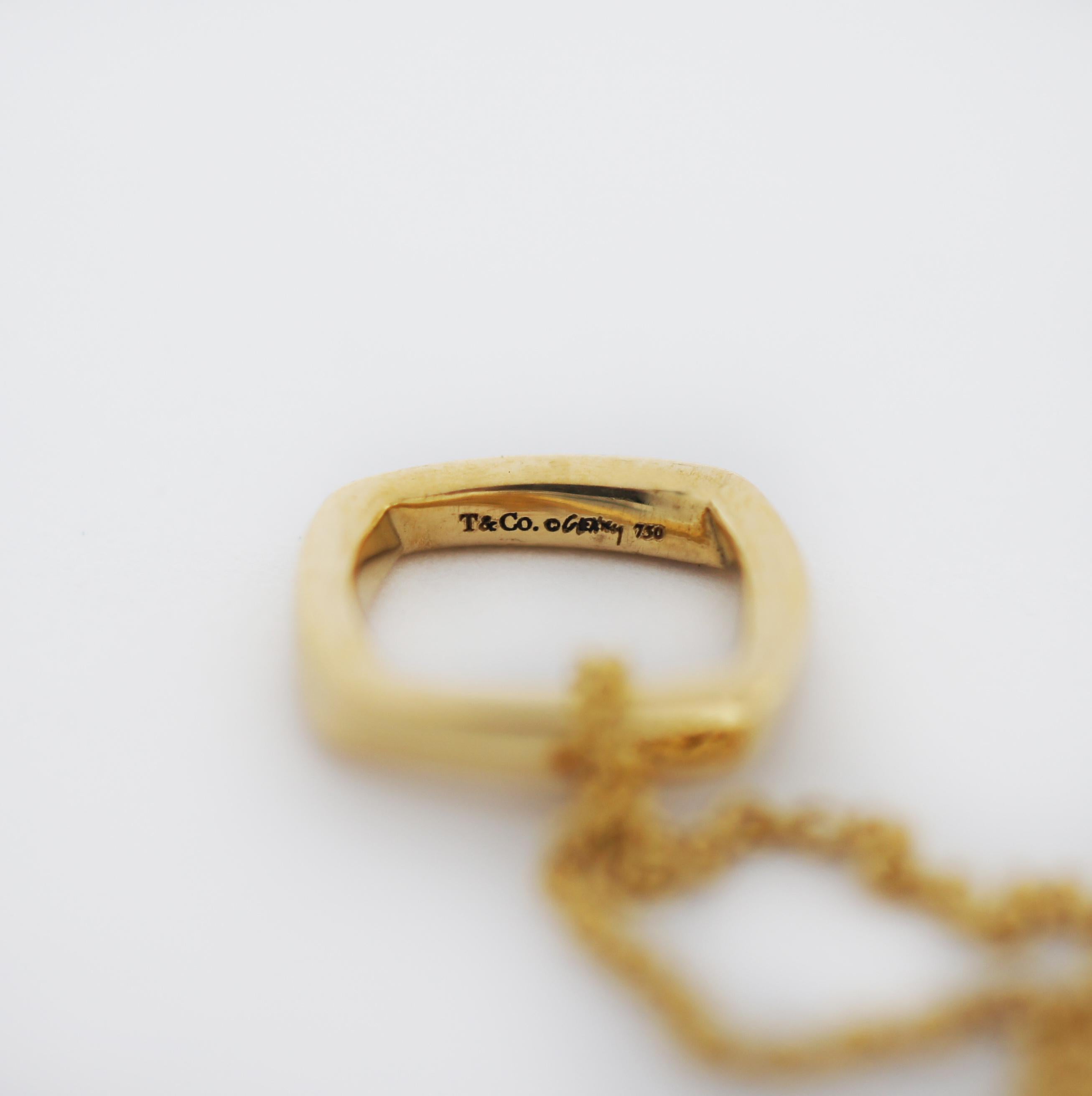 TIFFANY & CO. 18k Gold Frank Gehry Torque Necklace 2