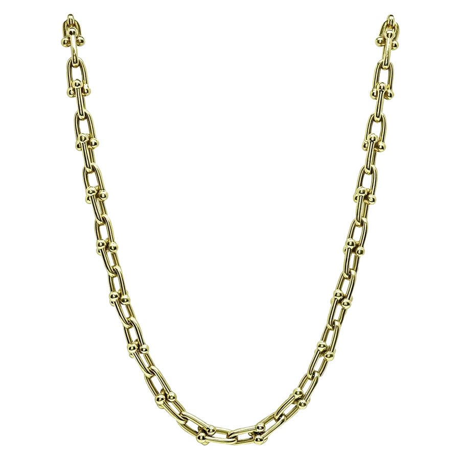 Tiffany & Co 18k Gold Hardwear Necklace For Sale