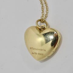 Tiffany & CO 18K Gold Heart Locket