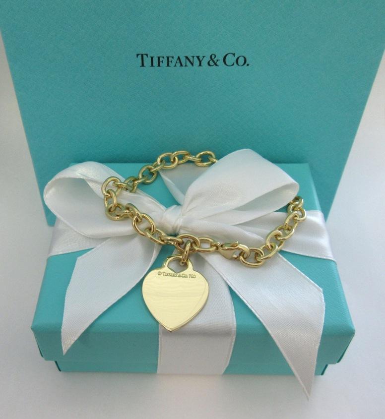 tiffany and co gold charm bracelet