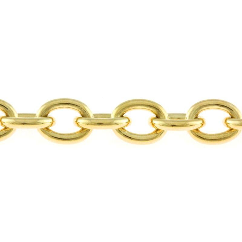 TIFFANY & Co. 18K Gold Herz-Tag-Charm-Armband im Angebot 2