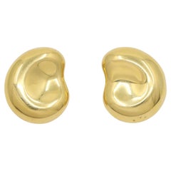 Tiffany & Co. 18K Gold Large Bean Earrings