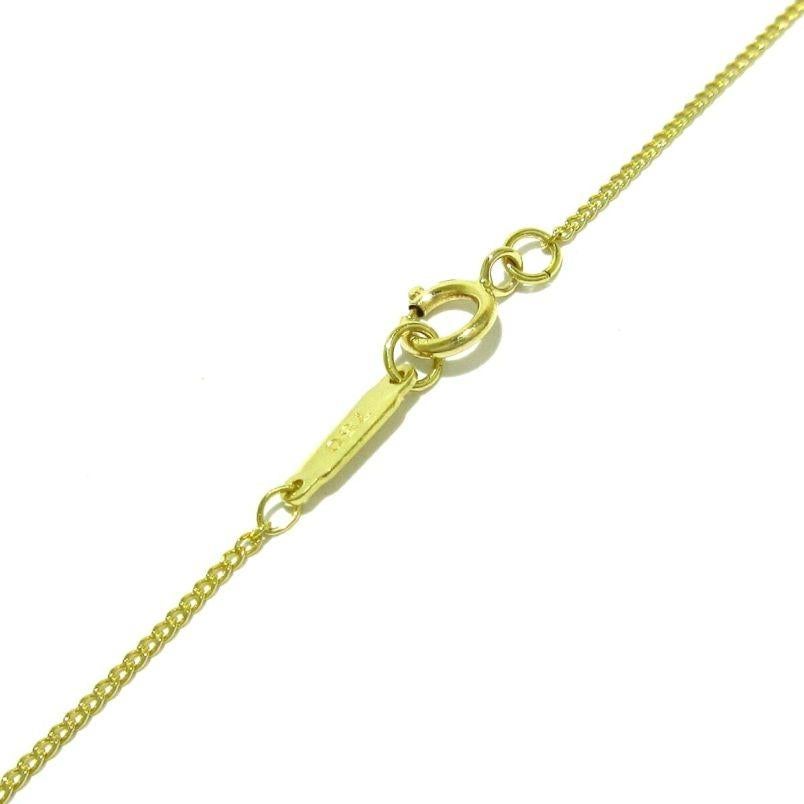 Tiffany & Co. 18k Gold Blatt Herz-Anhänger Halskette im Angebot 1
