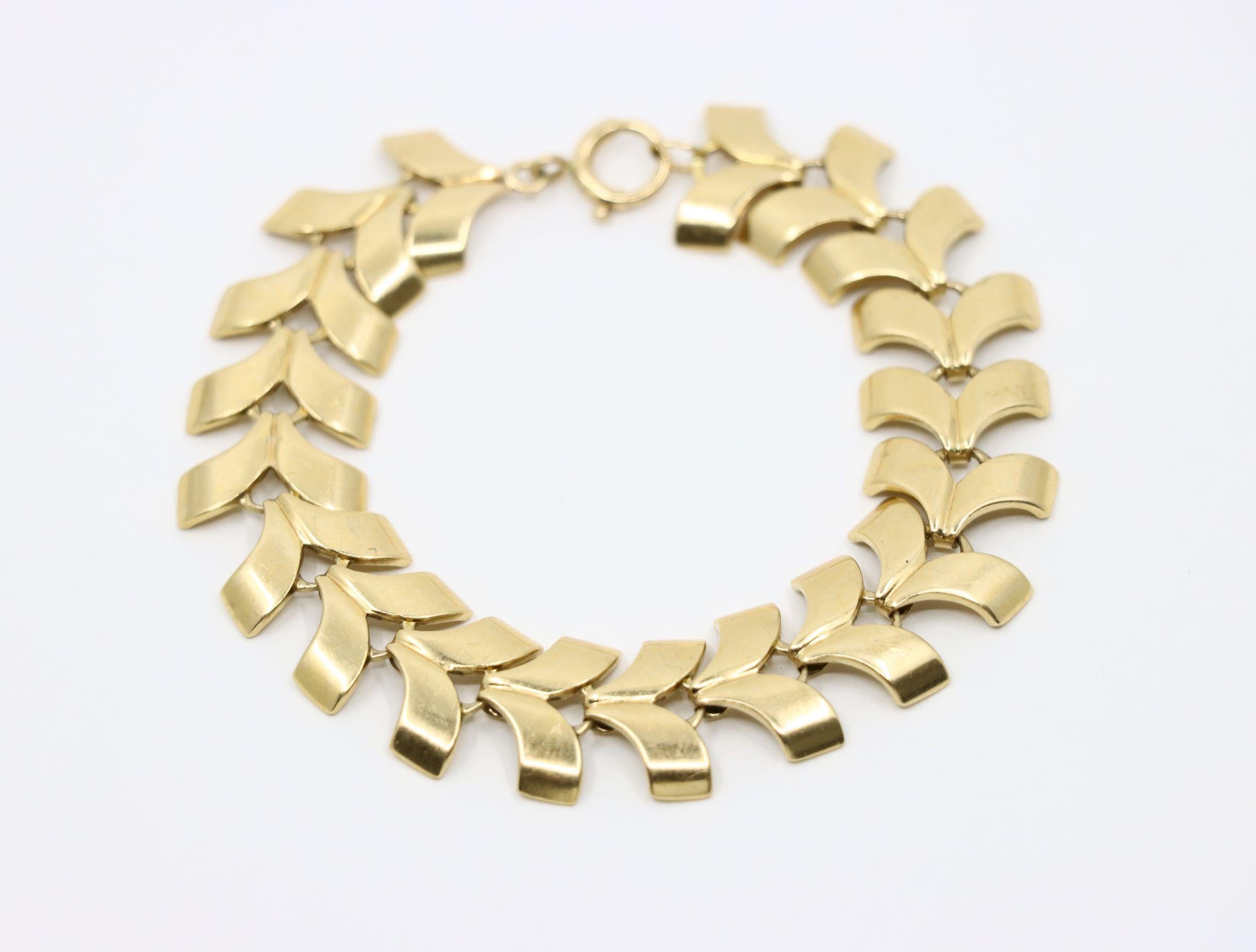 Women's Tiffany & Co. 18K Gold Link Bracelet For Sale