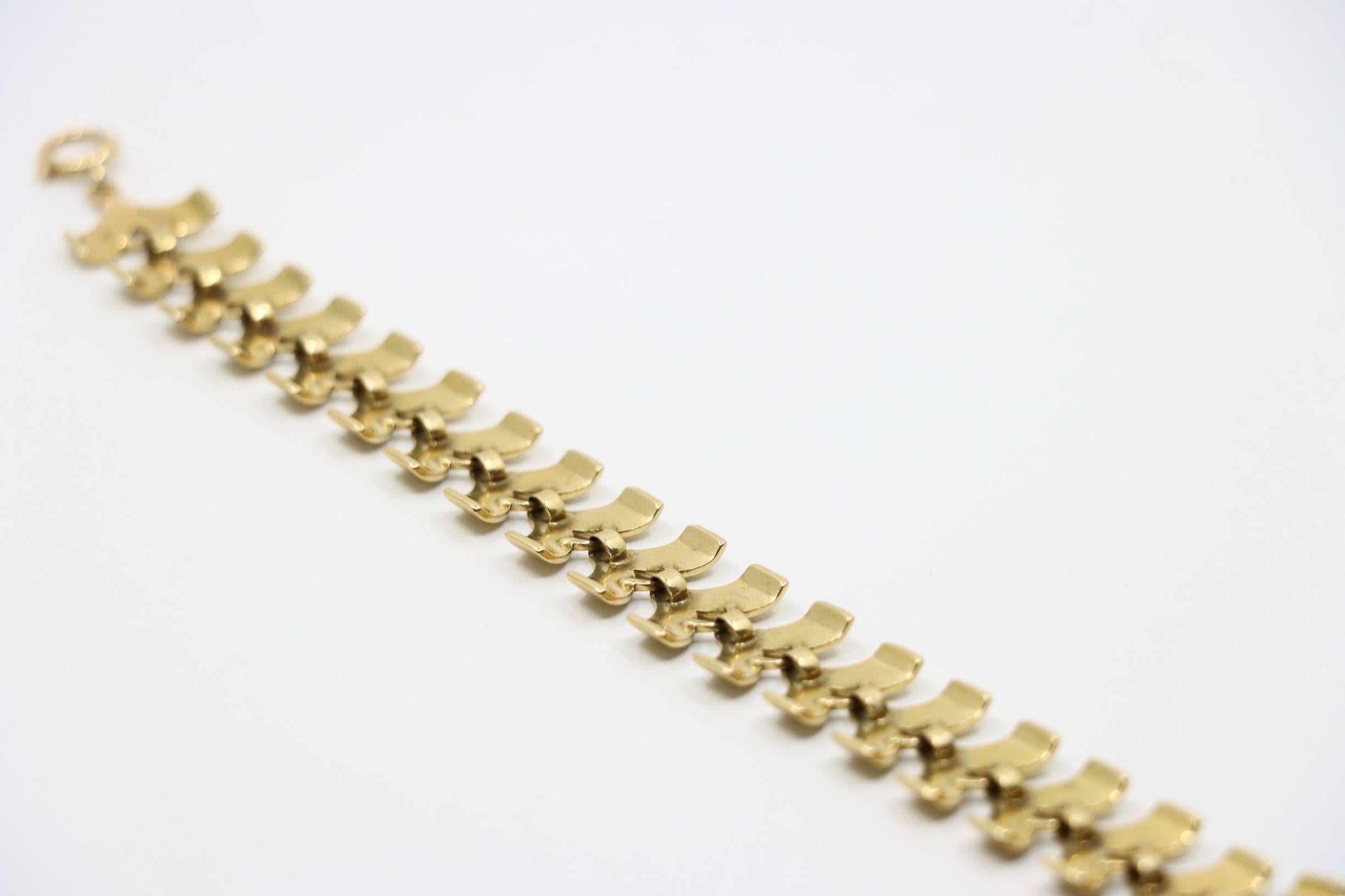 Tiffany & Co. 18K Gold Link Bracelet For Sale 4