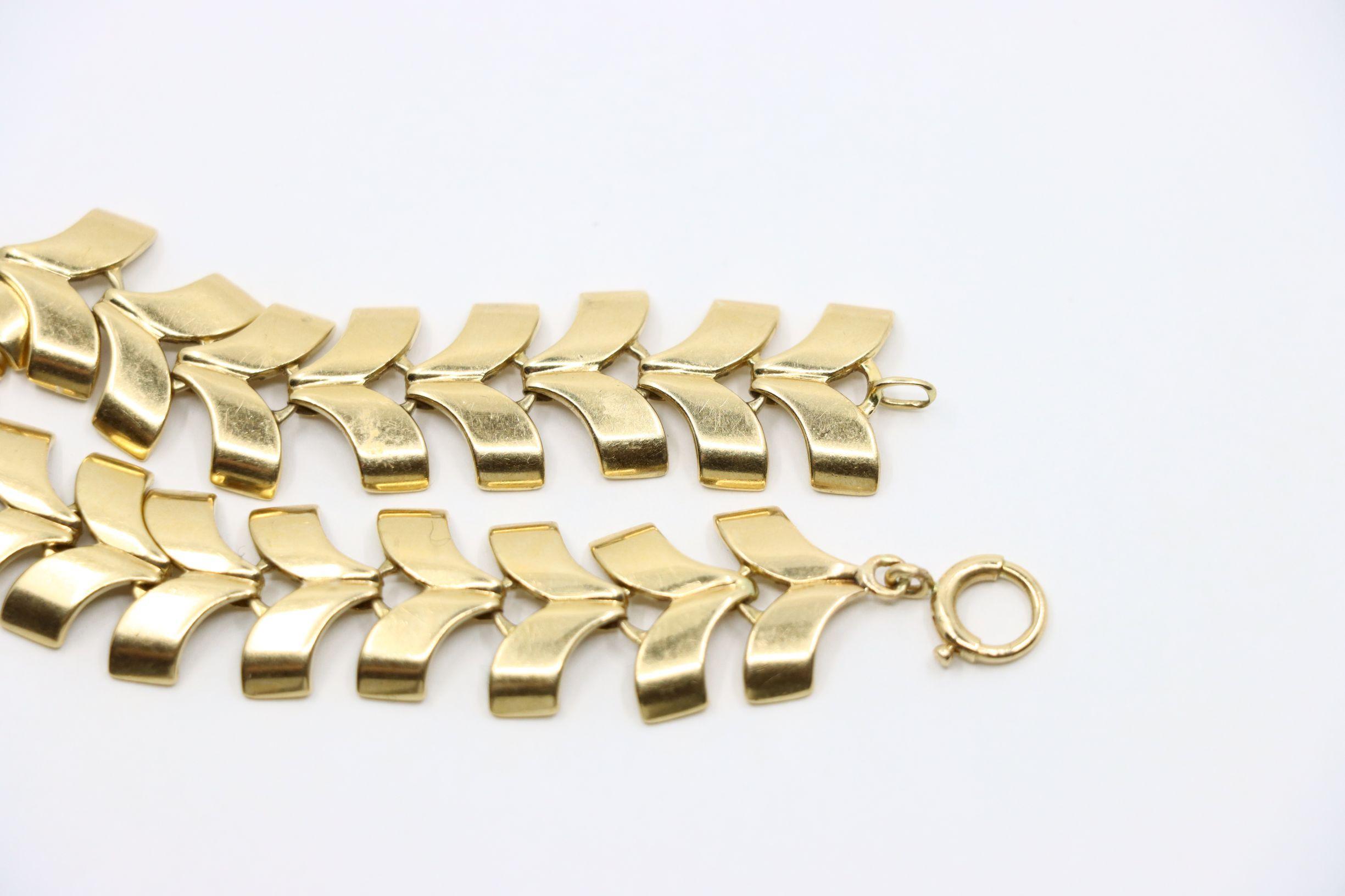 Tiffany & Co. 18K Gold Link Bracelet For Sale 5