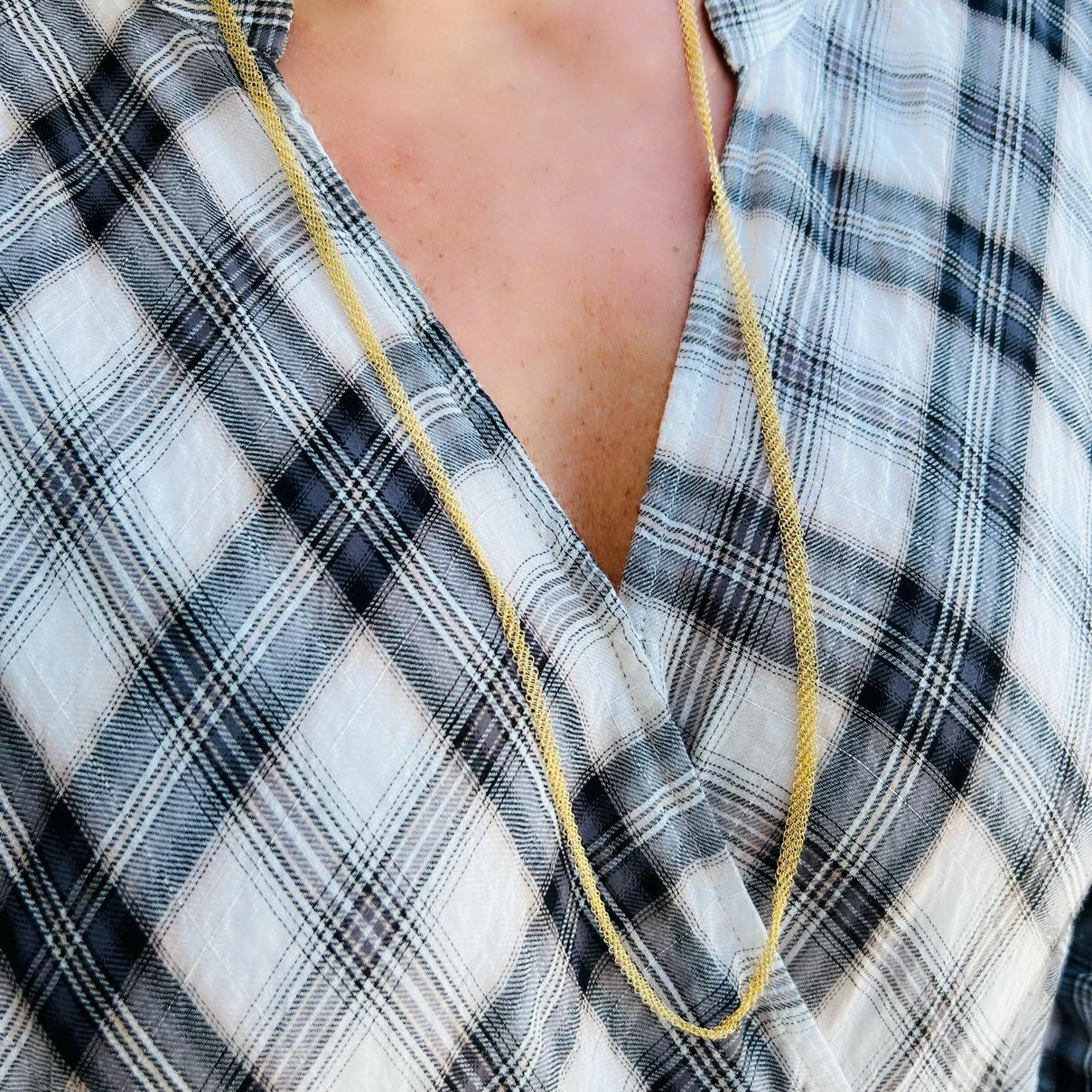 Women's Tiffany & Co. 18k Gold Mesh Necklace by Elsa Peretti