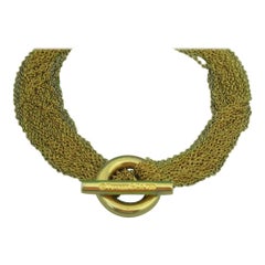 Bracciale a più fili con cerchio a maglie in oro 18 carati di TIFFANY & Co.