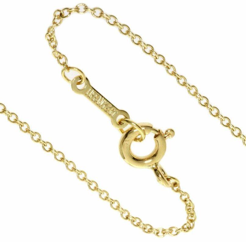 TIFFANY & Co. Paloma Picasso 18K Gold Loving Heart Anhänger Halskette  im Angebot 1
