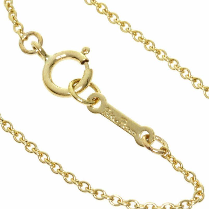 TIFFANY & Co. Paloma Picasso 18K Gold Loving Heart Anhänger Halskette  im Angebot 2