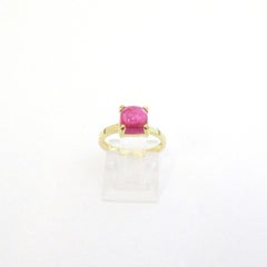 Tiffany & Co. 18k Gold Paloma Picasso Rubellite Sugar Ring 5