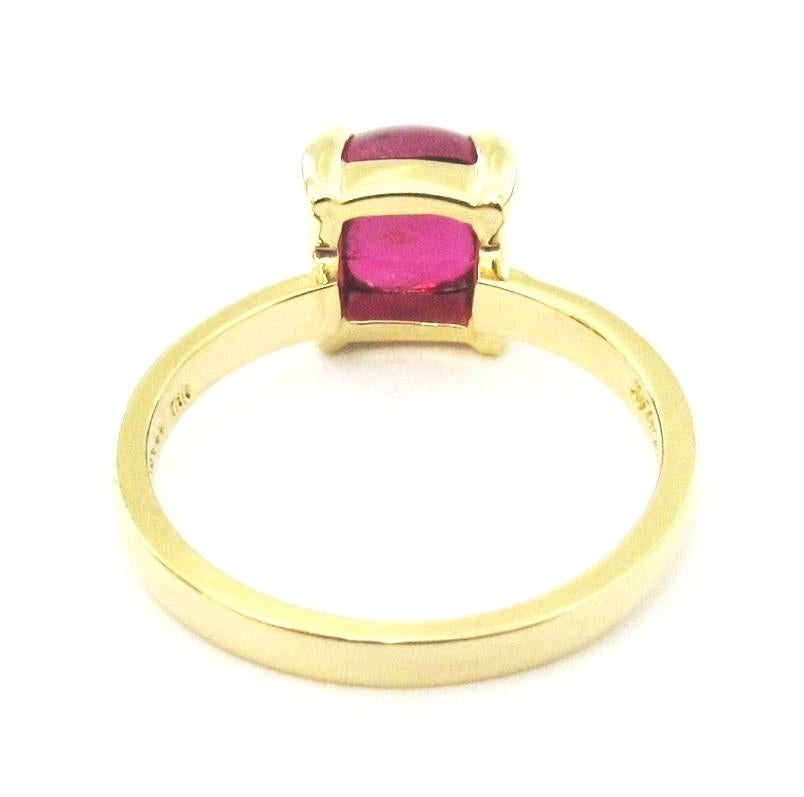 Tiffany & Co. 18k Gold Paloma Picasso Rubellite Sugar Ring 5 For Sale 1