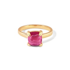 TIFFANY & Co. Paloma Picasso 18K Gold Rubellite Sugar Ring 5