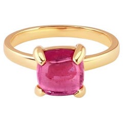 TIFFANY & Co. Paloma Picasso 18 Karat Gold Rubellit Zuckerring mit Zucker 5