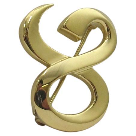 Tiffany & Co. Broche Paloma Picasso avec épingle zodiaque Taurus en or 18 carats