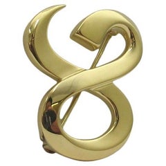 Tiffany & Co. 18k Gold Paloma Picasso Zodiac Taurus Pin Brooch