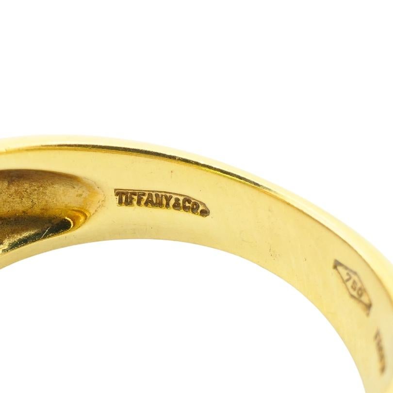 Tiffany & Co. 18K Gold  Peridot Cabochon Ring For Sale 4