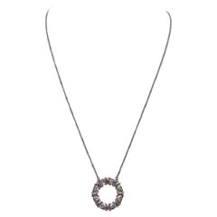 Collier avec pendentif en diamants, en or 18 carats et platine, Tiffany & Co., unisexe