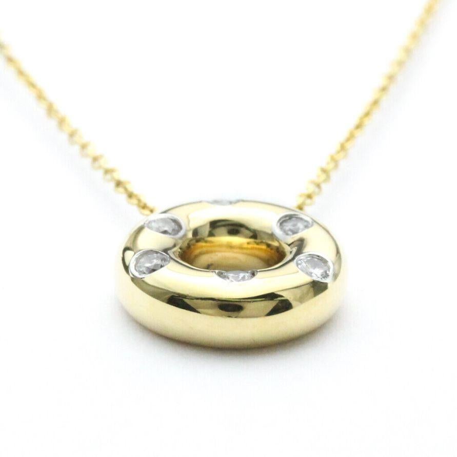 tiffany necklace circle pendant