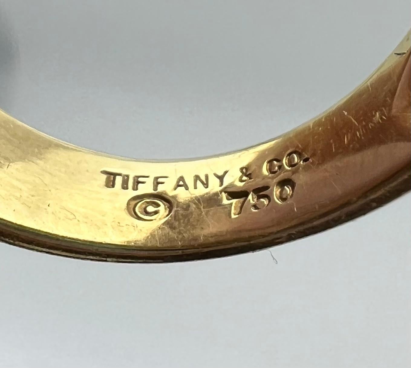Tiffany & Co. Bague en or 18 carats à motif côtelé en vente 2