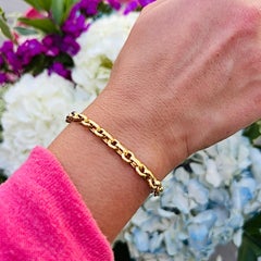 Tiffany & Co. 18k Gold Rolo-Link-Armband
