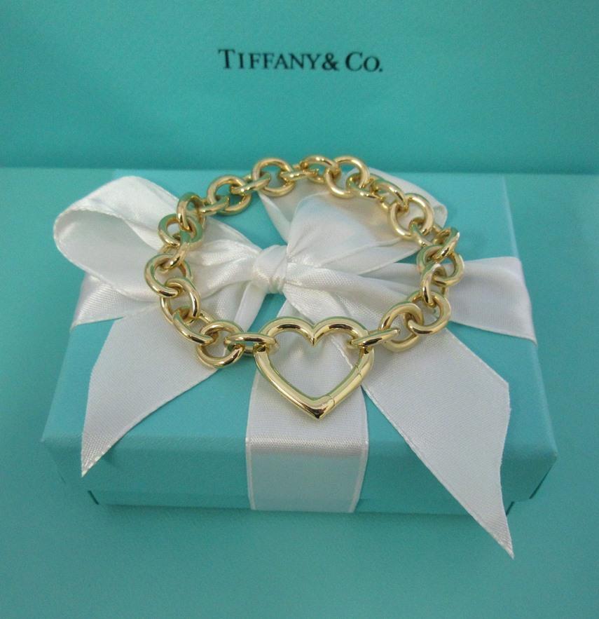 tiffany round link bracelet