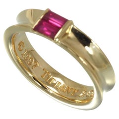 Anello impilabile con rubino in oro 18 carati TIFFANY & Co. 5