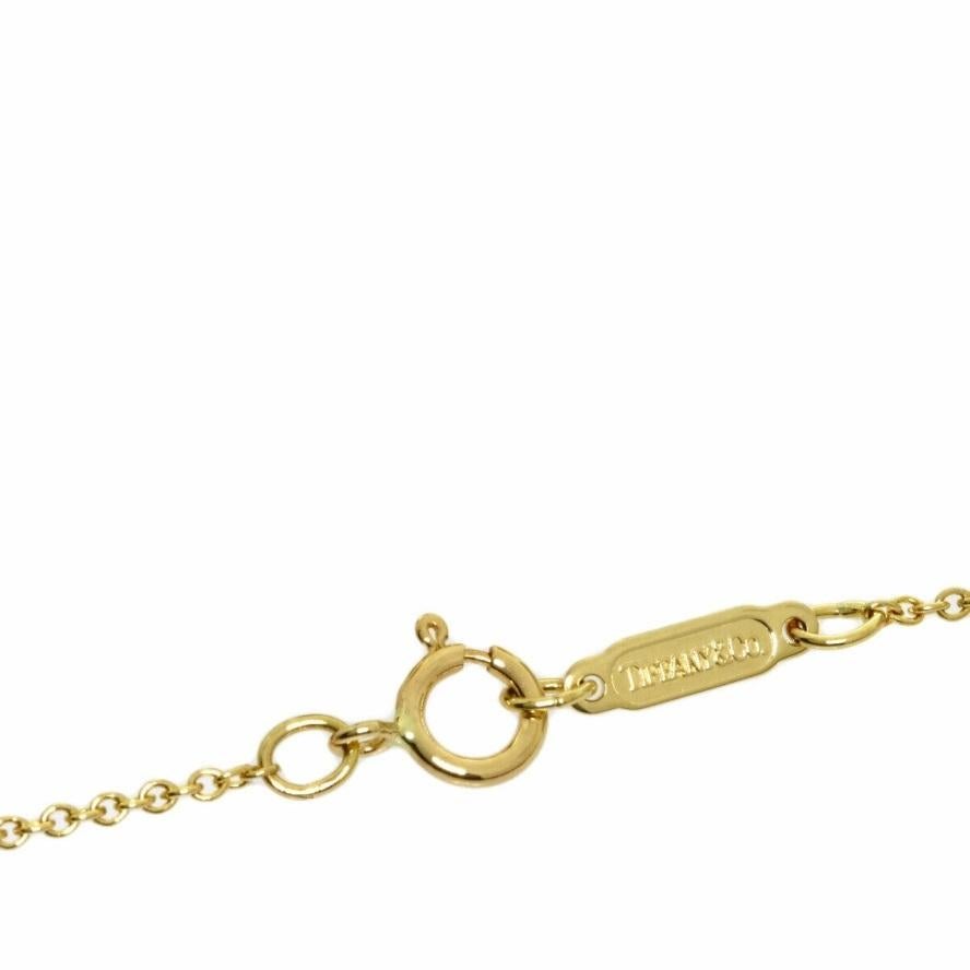 TIFFANY & Co. 18K Gold Scroll Pendant Necklace  For Sale 1