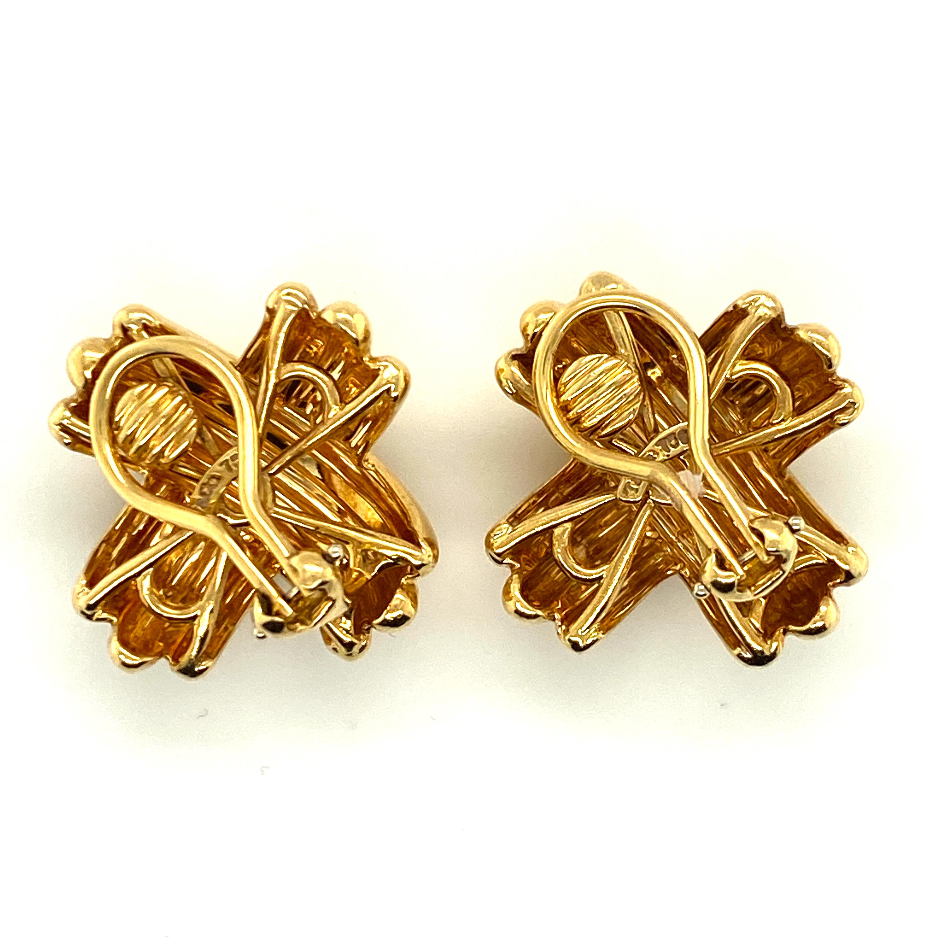 tiffany criss cross earrings