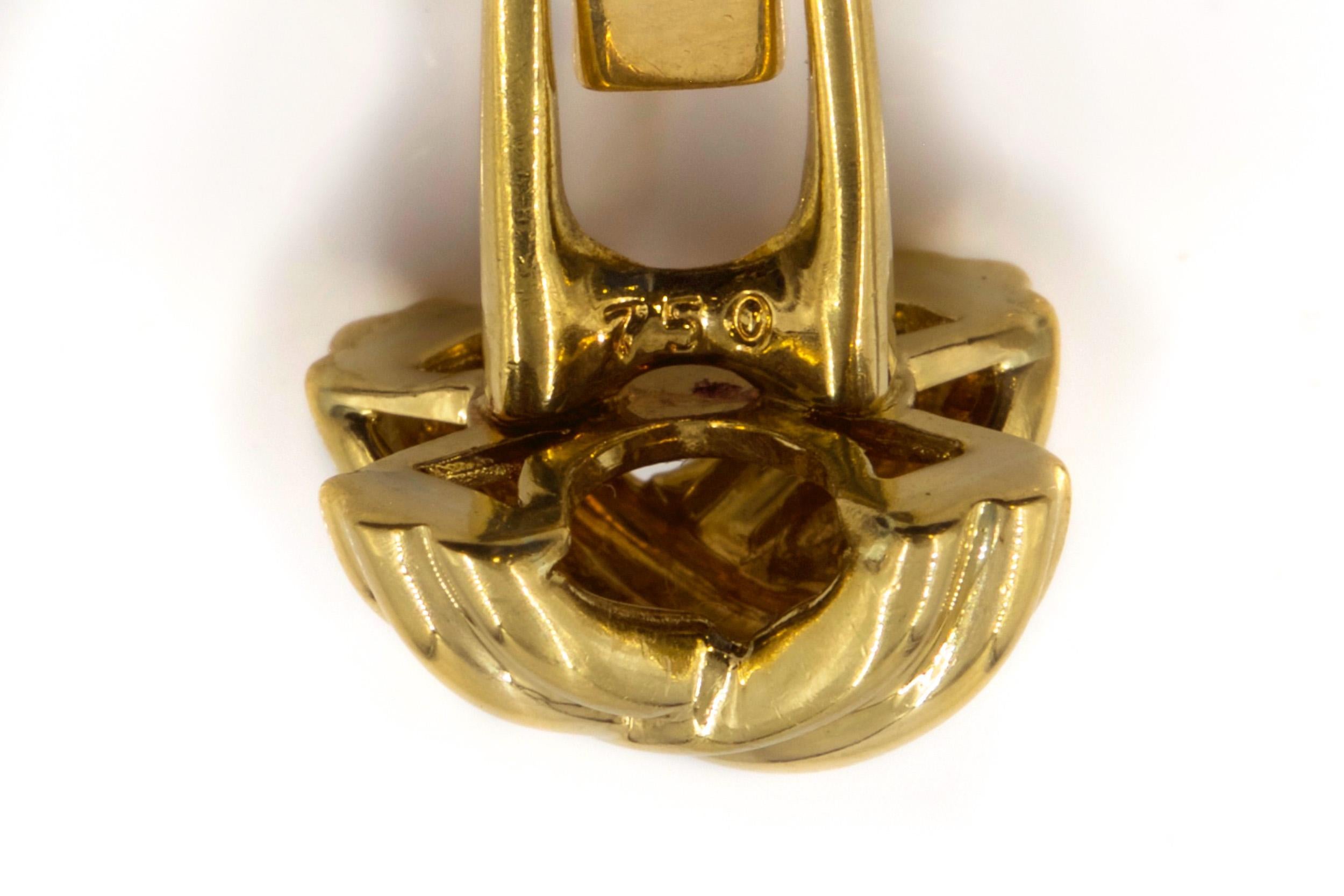 Tiffany & Co. 18k Gold “Signature X” Cufflinks, a Pair 1