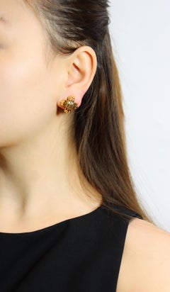 Tiffany & Co 18K Gold Signature X Earrings